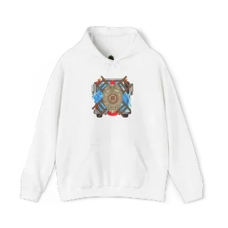 Hoodie 037 Front White